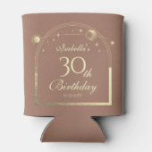 天のモカ金ゴールド太陽の月の星30th誕生日 缶クーラー (裏面)