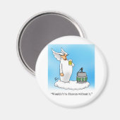 天のユーモア天使の漫画のギフト！ マグネット (正面/裏面)