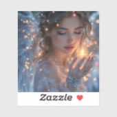 天のライトベアラー – 天使が星を保持 シール (シート)