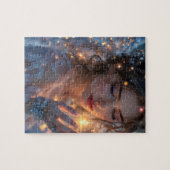 天のライトベアラー – 天使が星を保持 ジグソーパズル (横)