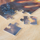 天のライトベアラー – 天使が星を保持 ジグソーパズル (側面)