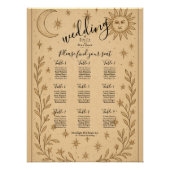 天のロマンス神秘的な太陽と月 ポスター (正面)