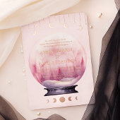 天の三日月の結婚星 箔招待状