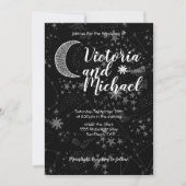 天の三日月ウェディング招待状 招待状 (正面)