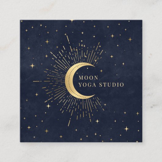 天の三日月 スクエア名刺 (正面)