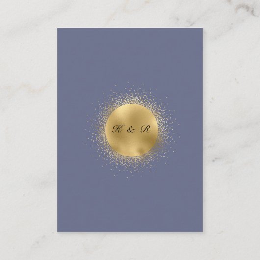 天の三日月 受付 封筒 カード (裏面)