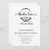 天の乙女の蛾 招待状 (正面/裏面)