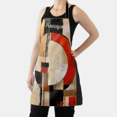 天の優雅さ：ベージュの抽象芸術探査 エプロン (インサイチュ)