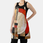 天の優雅さ：ベージュの抽象芸術探査 エプロン (インサイチュ)