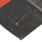 天の優雅さ:ベージュの抽象芸術探査 ショートテーブルランナー (コーナー)