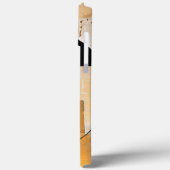 天の優雅さ:ベージュの抽象芸術探査 Case-Mate iPhoneケース (裏面 / 左)