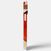 天の優雅さ:ベージュの抽象芸術探査 Case-Mate iPhoneケース (裏面 / 右)