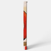 天の優雅さ：ベージュの抽象芸術探査 SAMSUNG GALAXYケース (左側面)