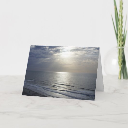 天の光のお悔やみのカード カード (正面)