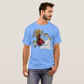 天の光の天使 Tシャツ (正面フル)