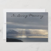 天の光記念式典のお知らせ 招待状 (正面)