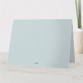 天の冬の天使　希望のランタン カード (裏面)