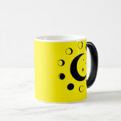 天の北の星黄色 モーフィングマグカップ (正面右)