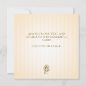 天の卵 – イースターグリーティング招待状 招待状 (裏面)