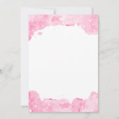 天の双子座 占星術のサイン ベビーシャワー 招待状 (裏面)