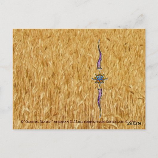 天の収穫 ポストカード (裏面)