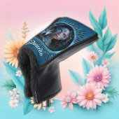 天の同盟オオカミと美しい女性 ゴルフヘッドカバー