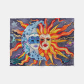 天の喜劇および悲劇 フリースブランケット (正面(横))