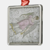 「天の地図書」からの《星座》乙女座、パブ。 1822年に(col メタルオーナメント (左)