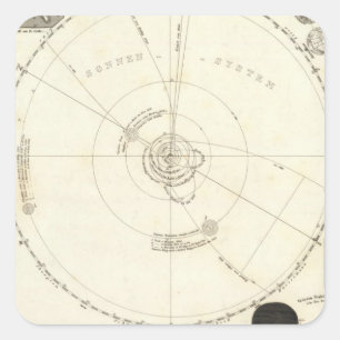 天の地図 スクエアシール