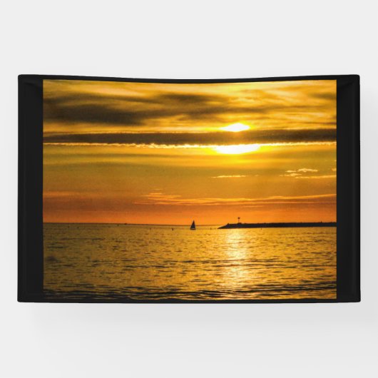 天の夕日 横断幕 (横)