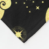 天の夜空 フリースブランケット (角)