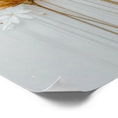 天の夢のような花と蝶#2 ポスター (角)