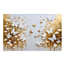 天の夢のような花と蝶#3