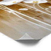 天の夢のような花と蝶#3 ポスター (角)