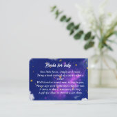 天の夢の赤ちゃんシャワー囲いカード エンクロージャーカード (スタンド正面)