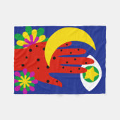 天の夢 フリースブランケット (正面(横))