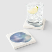 天の夢:水彩探査 ストーンコースター (横)