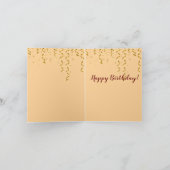 天の天使がユリを肩に担いでいる カード (内部)