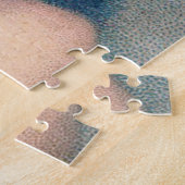 天の天使が空の雲の上で空想する ジグソーパズル (側面)