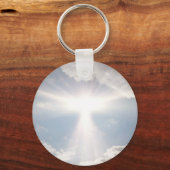 天の天使のような空 キーホルダー (正面)