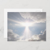 天の天使のような空 ポストカード (正面/裏面)