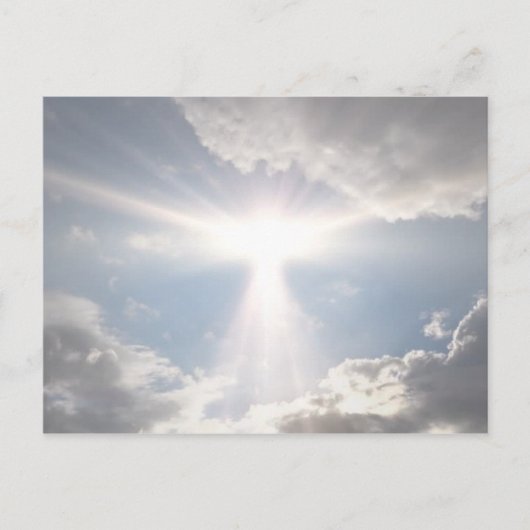 天の天使のような空 ポストカード (正面)