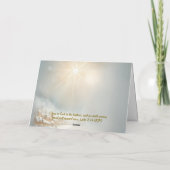 天の天使の折りたたみ式ホリデーカード シーズンカード (裏面)