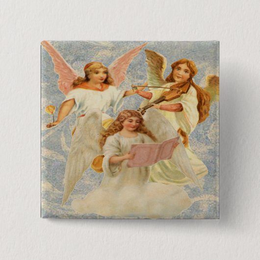 天の天使ボタン 缶バッジ (正面)