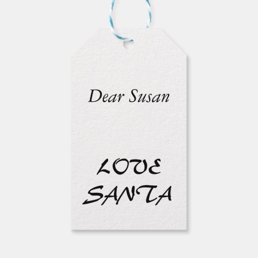 天の天使 ギフトタグ (裏面)