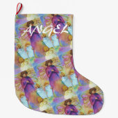 天の天使 ラージクリスマスストッキング (正面)