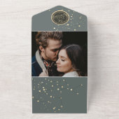 天の天結婚の天体 オールインワン招待状 (外側)