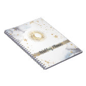 天の太陽、月、星 ノートブック (右側)