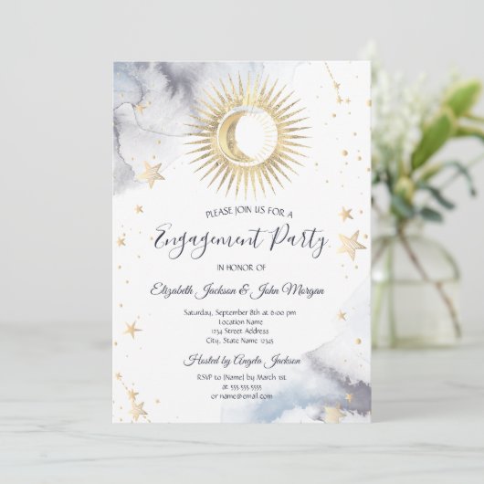 天の太陽、月、星 招待状 (スタンド正面)