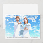 天の女王マリアの戴冠 招待状 (正面/裏面)